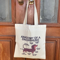 Dachshund tote bags