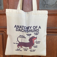 Dachshund tote bags