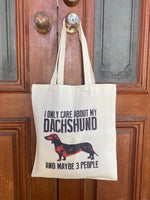 Dachshund tote bags
