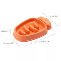 Carrot Slow Feeder Bowl
