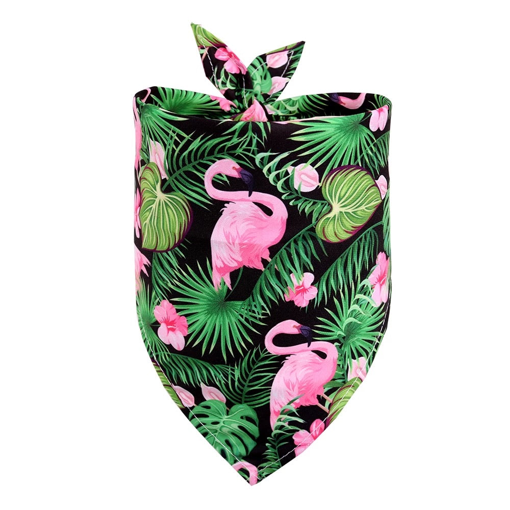 Pink Flamingo Pet Bandanna