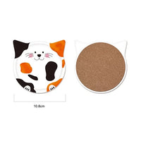 Ceramic Cat Coasters
