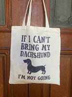 Dachshund tote bags
